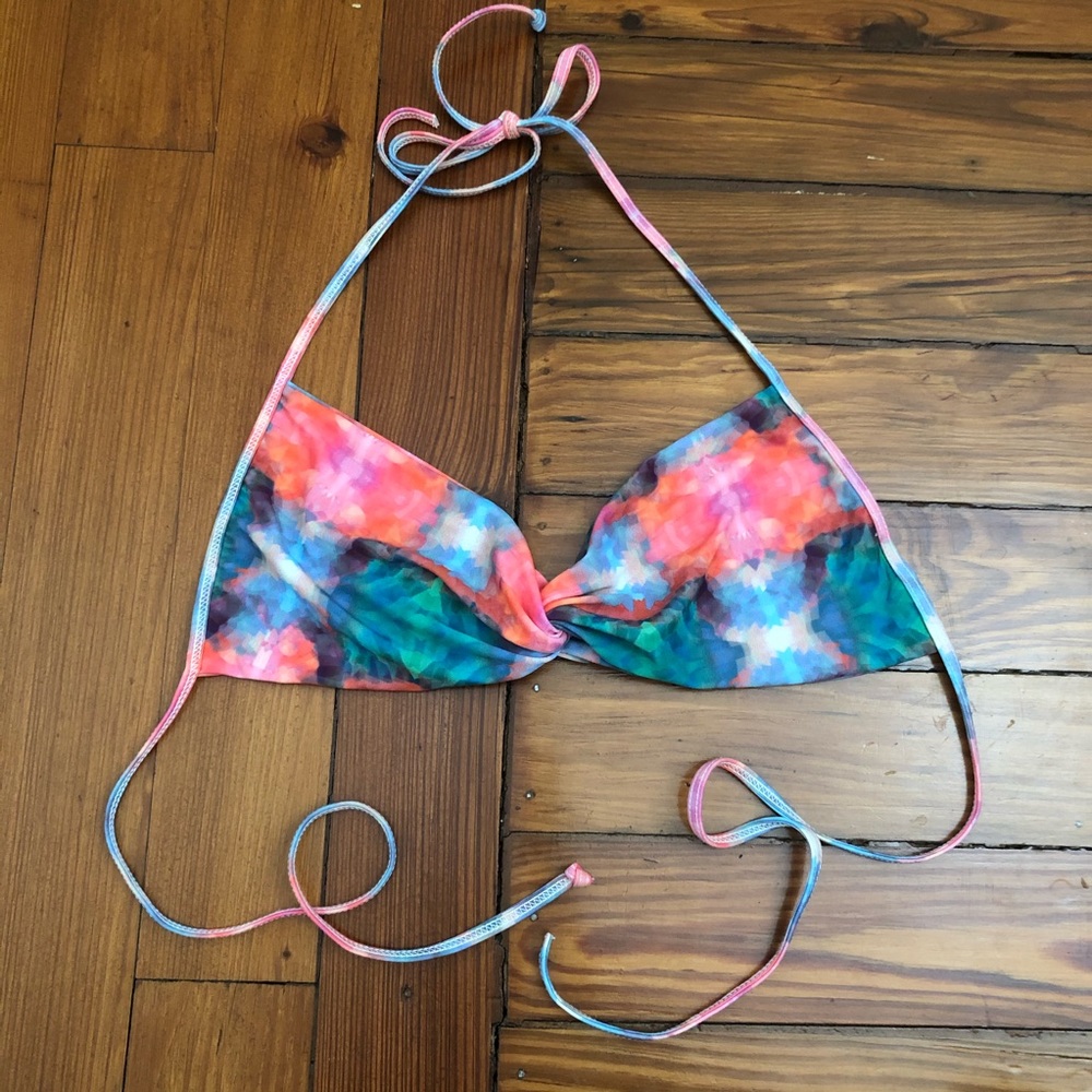 [L*SPACE] tie dye bikini top